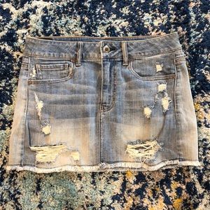 American Eagle Denim Mini Skirt